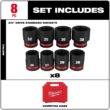 Milwaukee SHOCKWAVE 3/4 in. Drive Metric 6 Point Impact Socket Set (8-Piece) Milwaukee SHOCKWAVE 3/4 in. Drive Metric 6 Point Impact Socket Set (8-Piece)
