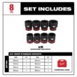 Milwaukee SHOCKWAVE 3/4 in. Drive Metric 6 Point Impact Socket Set (8-Piece) Milwaukee SHOCKWAVE 3/4 in. Drive Metric 6 Point Impact Socket Set (8-Piece)