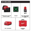Milwaukee M12 12-Volt Lithium-Ion Cordless Green 125 ft. Cross Line and Plumb Points Laser Level Kit with 3.0 Ah Battery Milwaukee M12 12-Volt Lithium-Ion Cordless Green 125 ft. Cross Line and Plumb Points Laser Level Kit with 3.0 Ah Battery