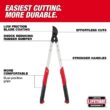 Milwaukee 2 in. Cut Capacity High Carbon Steel Blade, 32 in. Bypass Lopper with Dual-Position Grips