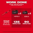 Milwaukee M18 FUEL 18V 16 in. Brushless Cordless QUIK-LOK String Trimmer/Blower Combo Kit w/ Hedge Trimmer & Extension Attachments