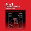 Milwaukee M12 FUEL 12V Lithium-Ion Brushless Cordless 4-in-1 Installation 3/8 in Driver Kit w/CP High Output 2.5 Ah Battery Pack