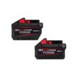 Milwaukee M18 18V Lithium-Ion REDLITHIUM FORGE HD 12.0 Ah Battery Pack w/M18 REDLITHIUM FORGE XC 8.0 Ah Battery Pack