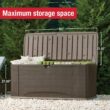 Rubbermaid 120 Gal. Resin Deck Box with Seat