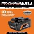 RIDGID 18V 8.0 Ah Max Output EXP Lithium-Ion Battery (2-Pack)