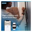 Schlage Camelot Satin Nickel Electronic Encode Plus Smart WiFi Deadbolt with Alarm