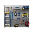 NewAge Products 71.75 in. H x 80 in. W PVC Slatwall Panels Set in Silver (40 sq. ft.)