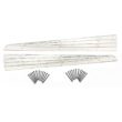 ProFlex 48 ft. x 0.18 in. x 4 in. Mill (Silver) Aluminum Edging Kit