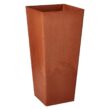 Arcadia Garden Products Contempo Tall Square 13 in. x 13 in. x 28 in. Terra Cotta PSW Pot