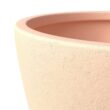 Leisuremod Dahlia Modern 21.5 in. Terracotta Fiberstone and Clay Tapered Round Planter for Indoor and Outdoor
