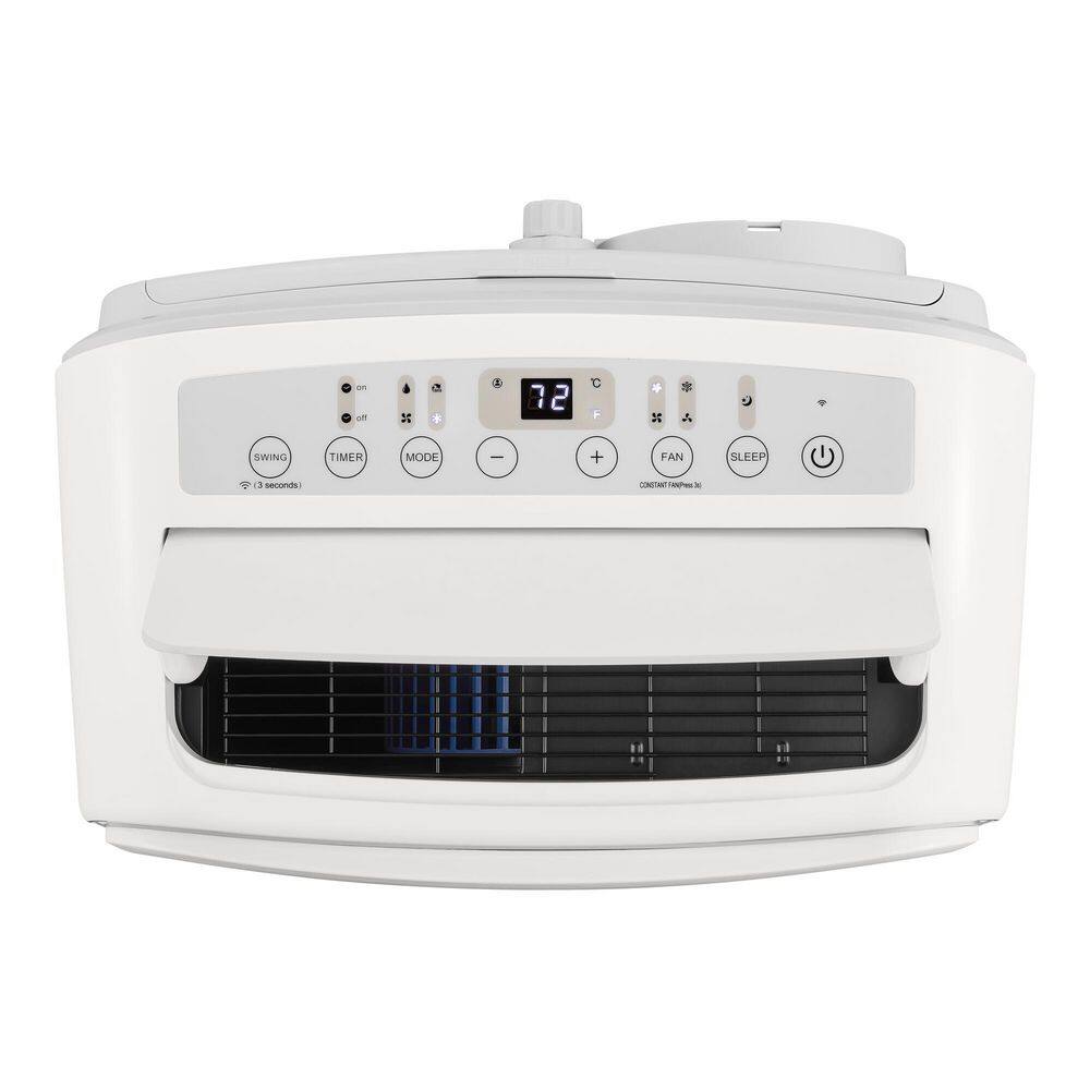 Vissani 8,000 BTU 115-Volt 3-in-1 Portable Air Conditioner for 350 sq. ft Rooms in White, Powered by Hubspace Vissani 8,000 BTU 115-Volt 3-in-1 Portable Air Conditioner for 350 sq. ft Rooms in White, Powered by Hubspace - Image 10
