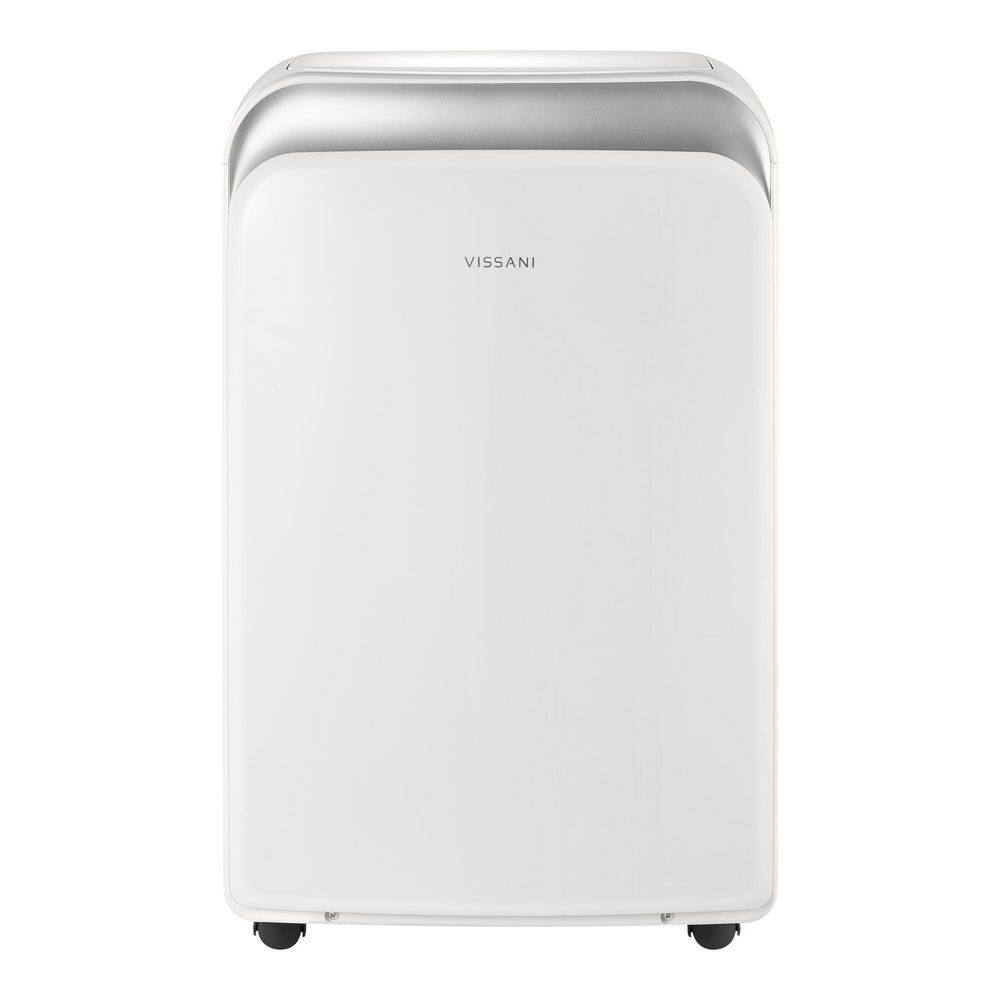 Vissani 8,000 BTU 115-Volt 3-in-1 Portable Air Conditioner for 350 sq. ft Rooms in White, Powered by Hubspace Vissani 8,000 BTU 115-Volt 3-in-1 Portable Air Conditioner for 350 sq. ft Rooms in White, Powered by Hubspace