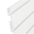 Flow Wall Modular Garage Wall Storage Panels in White