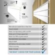 Proslat 48 in. H x 96 in. W Slat Wall Panel Set White (2-Pack)