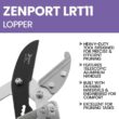 Zenport 30 in. To 42 in. Telescopic Ratchet Anvil Lopper