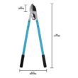 Zenport 2-1/2 in./28 in. Compound Action Anvil Lopper with Aluminum Handle