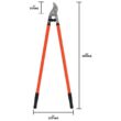 Zenport 2 in. Cut, 36 in. L Professional Orchard and Landscape Tree Lopper