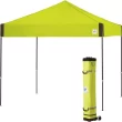 E-Z UP 10' x 10' Pyramid Instant Canopy, Lime/Grey