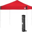 E-Z UP 10' x 10' Pyramid Instant Canopy, Punch