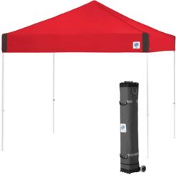 E-Z UP 10' x 10' Pyramid Instant Canopy, Punch