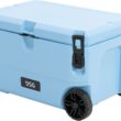 DSG Victory 65 Quart Hard Cooler with Wheels - Carolina Blue