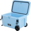 DSG Victory 65 Quart Hard Cooler with Wheels - Carolina Blue