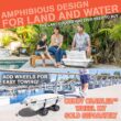CUDDY Floating Cooler and Dry Storage Vessel for Land & Water – 40QT– Great for River, Beach, Kayak, Pool, & Lake - Multiple Color Options