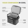 CORE CLIMAKEEP Magnetic 18-Can Soft Cooler - Charcoal CORE CLIMAKEEP Magnetic 18-Can Soft Cooler - Charcoal