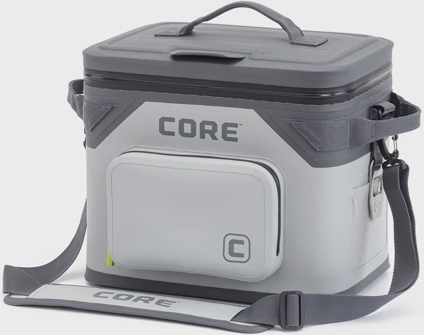 CORE CLIMAKEEP Magnetic 18-Can Soft Cooler - Grey CORE CLIMAKEEP Magnetic 18-Can Soft Cooler - Grey