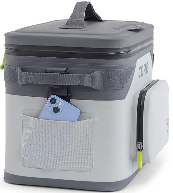 CORE CLIMAKEEP Magnetic 18-Can Soft Cooler - Grey CORE CLIMAKEEP Magnetic 18-Can Soft Cooler - Grey