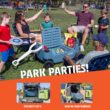 GoSports 40 qt. Cuddy Gear Hauling Wagon Cooler - Stone Blue