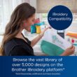Brother SE700 Sewing and Embroidery Machine, Wireless LAN Connected, 135 Built-in Designs, 103 Built-in Stitches, Computerized, 4