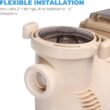XtremepowerUS 1.75 HP Variable Speed Swimming Pool Pump 230V, In-Ground Pool, 6,660 GPH with 2