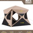 FanttikOutdoor Alpha C4 Ultra Camping Tent 4 Person Pop Up Instant Cabin Setup in 60 Seconds Portable Hub Tent with Rainfly & Windproof for Outdoor Camping & Overlanding