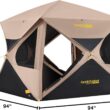 FanttikOutdoor Alpha C4 Ultra Camping Tent 4 Person Pop Up Instant Cabin Setup in 60 Seconds Portable Hub Tent with Rainfly & Windproof for Outdoor Camping & Overlanding
