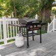 Blackstone 28 Inch Griddle 2080 Original 3-Burner XL Griddle with Hood and Side Shelves Outdoor Flat Top Grill 28 Inch Blackstone Griddle 2080 Original 3-Burner XL Griddle with Hood and Side Shelves Outdoor Flat Top Grill