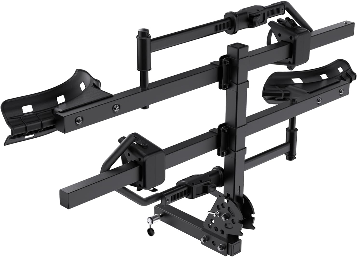TANX Bike Racks for Ebikes,Fat Tire Bike Rack for Tow Hitch 2-Bike 200 lbs Capacity,Hitch Bike Rack TANX Bike Racks for Ebikes,Fat Tire Bike Rack for Tow Hitch 2-Bike 200 lbs Capacity,Hitch Bike Rack for Heavy E Bike, Smart Tilting Platform Style Bike Rack for Standard, 2 inch Receiver(Black)