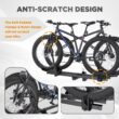 TANX Bike Racks for Ebikes,Fat Tire Bike Rack for Tow Hitch 2-Bike 200 lbs Capacity,Hitch Bike Rack TANX Bike Racks for Ebikes,Fat Tire Bike Rack for Tow Hitch 2-Bike 200 lbs Capacity,Hitch Bike Rack for Heavy E Bike, Smart Tilting Platform Style Bike Rack for Standard, 2 inch Receiver(Black)