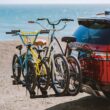 Hollywood Racks Destination 4 Hitch Bike Rack, Lightweight, Black - Platform Style Bike Rack for Car Carries up to 4 Bikes for Safe, Secure Transport - Fits Most Bike Styles, Sizes and Models