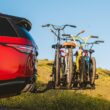Hollywood Racks Destination 4 Hitch Bike Rack, Lightweight, Black - Platform Style Bike Rack for Car Carries up to 4 Bikes for Safe, Secure Transport - Fits Most Bike Styles, Sizes and Models