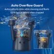 BuVortex V5 Robotic Surface Skimmer, Pool Cleaner with Powerful Suction, Dual Motor, 5L Filter, Dual Cleaning Modes, Smart App Control, One-Tap Docking, LED, AI Navigation, for Pools up to 538 Sq.Ft