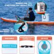 Tuxedo Sailor Inflatable Stand Up Paddle Board with Complete Accessories for Surfing and Traveling