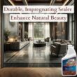 Black Diamond Nex-Gen Natural Stone Penetrating Sealer: Seals & Protects; Granite, Marble, Travertine, Limestone, Concrete, Grout, Tile, Brick, Block & Slate Floors, Patios. Case of 4- Gallons