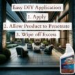 Black Diamond Nex-Gen Natural Stone Penetrating Sealer: Seals & Protects; Granite, Marble, Travertine, Limestone, Concrete, Grout, Tile, Brick, Block & Slate Floors, Patios. Case of 4- Gallons