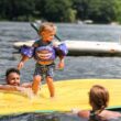 Aqua Lily Pad Original Floating Water Mat Island Float Layer FlexCore Green/Yellow Foam Raft, Made in The USA, 9 Foot Aqua Lily Pad Original Floating Water Mat Island Float Layer FlexCore Green/Yellow Foam Raft, Made in The USA