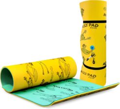 Aqua Lily Pad Original Floating Water Mat Island Float Layer FlexCore Green/Yellow Foam Raft, Made in The USA