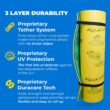 Aqua Lily Pad Original Floating Water Mat Island Float Layer FlexCore Green/Yellow Foam Raft, Made in The USA