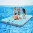Specraft Inflatable Floating Dock, Non-Slip Air Dock Platform loating Island Raft with Rope Ladder for Pool Lake Beach Ocean Specraft Inflatable Floating Dock, Non-Slip Air Dock Platform loating Island Raft with Rope Ladder for Pool Lake Beach Ocean