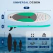 SereneLife Inflatable Stand Up Paddle Board with Premium SUP Accessories – Wide Stable Design with Non-Slip EVA Deck Pad for Adults and Youth of All Skill Levels