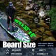 FunWater Inflatable Stand Up Paddle Board with Premium SUP Paddleboard Accessories, Anti-Slip EVA Deck, 11'/10'6'' Paddle Boards for Adults & Youth of All Skill Levels